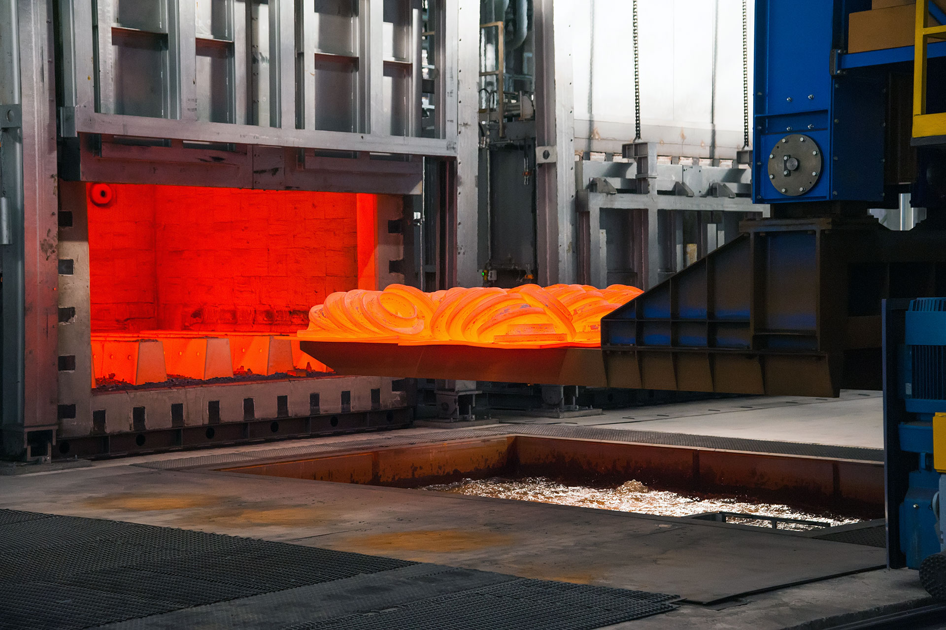 Industrial Ovens being unloaded