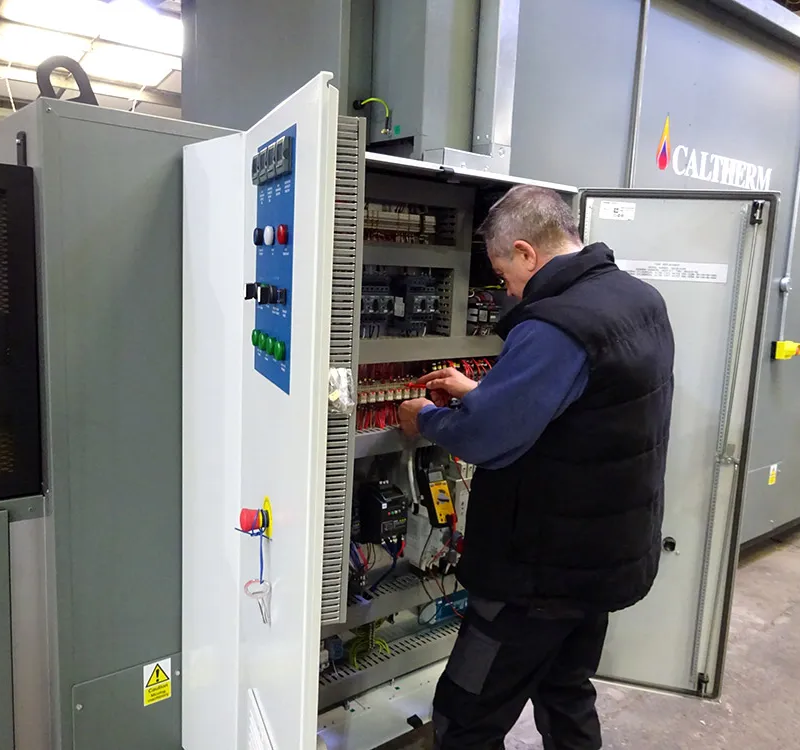 Caltherm – Industrial Oven and Furnace Specialists servicing an industril oven