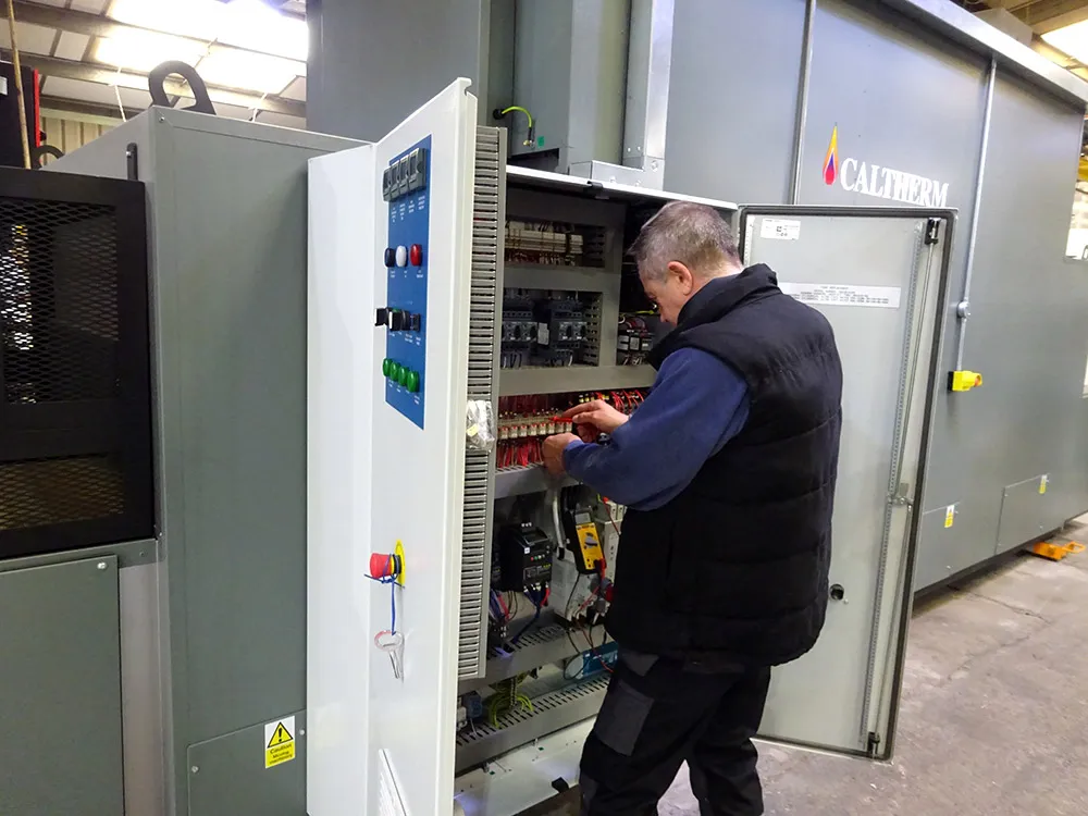 Caltherm – Industrial Oven and Furnace Specialists servicing an industril oven